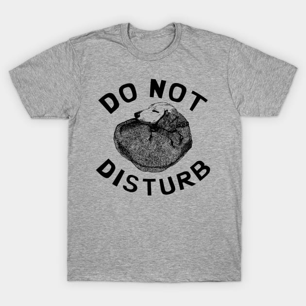 Dogs Do Not Disturb - Dog Lover Dogs T-Shirt by fromherotozero